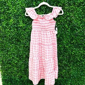 By By girl dress for girl pink Sumer size 7
